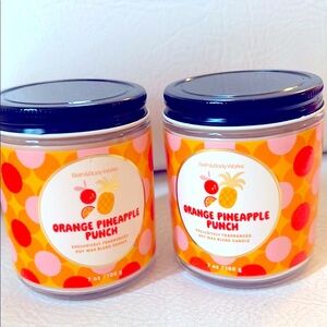 Orange Pineapple Punch Candles!